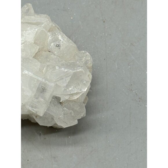 Raw Clear Quartz Cluster  Natural Formation & Metallic Inclusion 2.5x2.5" READ - Picture 5 of 7